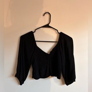 Black Pac Sun off the shoulder blouse